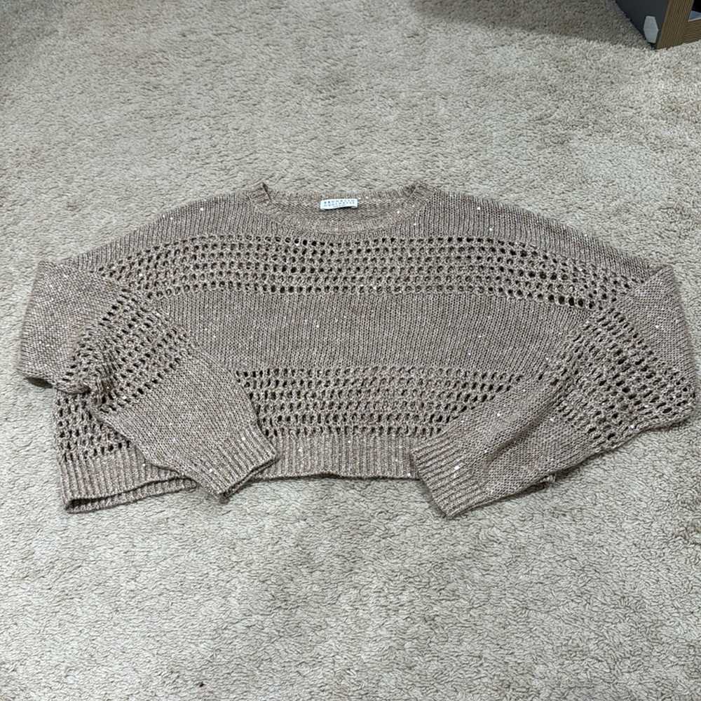 Brunello Cucinelli croped sweater